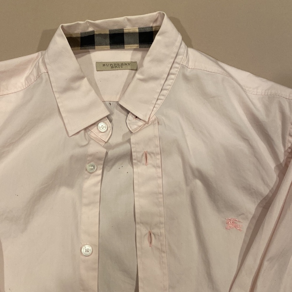 Burberry Button Down - Light Pink - image 2